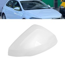 Rechts Glanz Weiß Spiegelkappen Gehäuse Für Audi A1 GBA GBH VW Polo AE1 AW1 BZ1