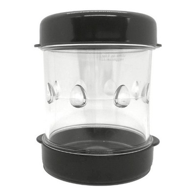 Plastic Egg Peeler Kitchen Tool Black Clear 3 x 3 x 3 in Kitchen Gadget
