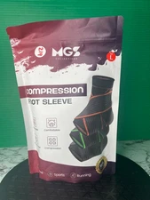 MGS Collections Lace Up Ankle Brace Support Stabilizer L Running Sprain New