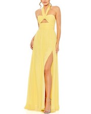 Mac Duggal Ruched Flowy Gown Women's  12