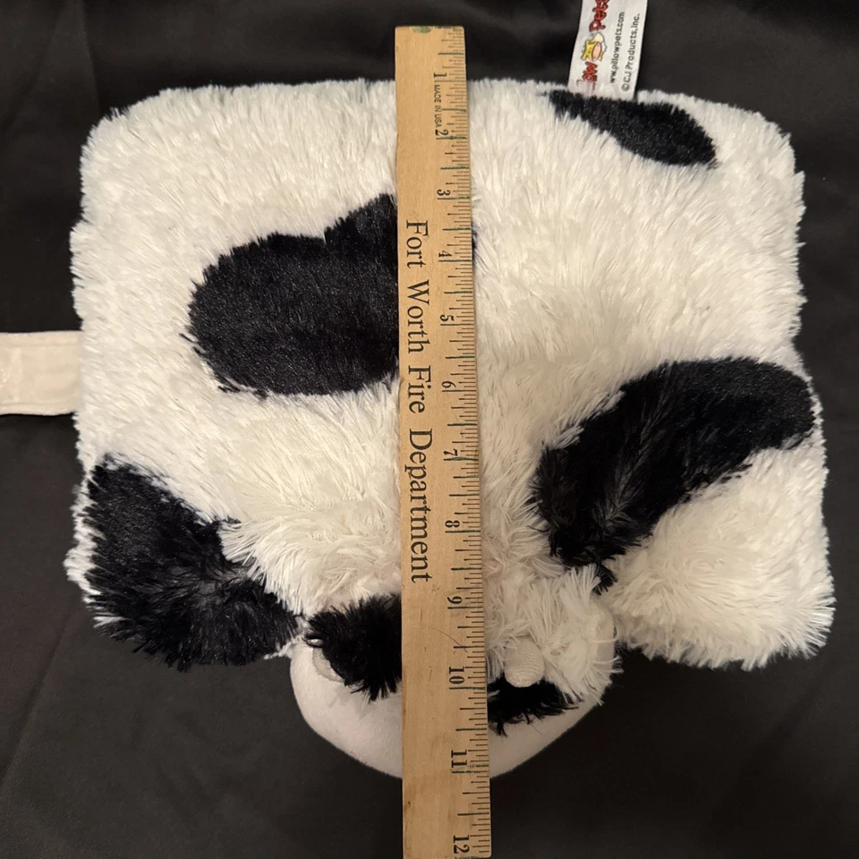 Pillow Pets Peewees Cozy Cow Plush, Nostalgic Christmas Gift, EUC- Fast Shipping - Image 3 of 4