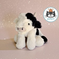 Jellycat Medium Smudge Cow Authentic BNWT-14 -SHIPS SAME DAY