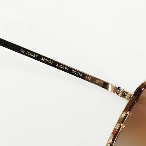 Gafas de sol Oliver Peoples Avison titanio 55 mm doradas nuevas - Imagen 6 de 7