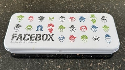 Facebox Kinder Schablonen Set Zeichnen - ohne Stift