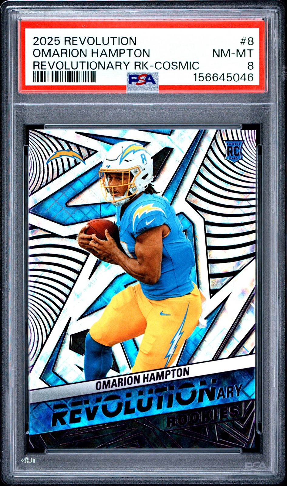 Omarion Hampton Panini Revolution Revolutionary Rookies #8 Cosmic