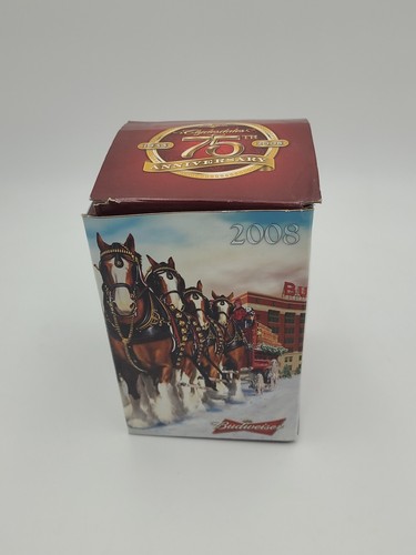 Budweiser Holiday Stein Clydesdales 75th Anniversary 2008 Neu in Box mit Echtheitszertifikat - Bild 11 von 12