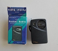 Radio Shack Optimus AM/FM Portable Pocket Radio # 12-794 TESTED WORKING