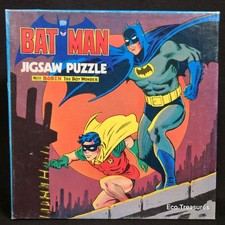 BATMAN Robin Rare Vintage Artwork JIGSAW PUZZLE 81 pieces 11x11 Complete