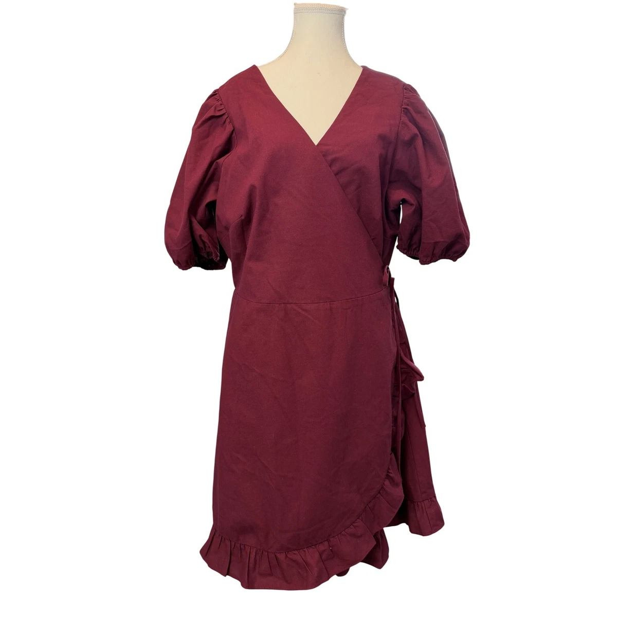 Linen Plus Size Wrap Dresses for sale | eBay