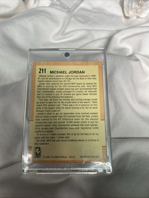 1991-92 Fleer - All-Star Team Michael Jordan #211 1991-92 Fleer - All-Star Team Michael Jordan #211