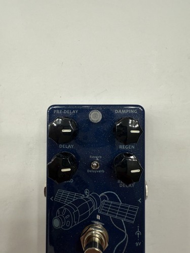 CKK Electronic Space Station Pro Digital Delay Reverb Guitar Effect Pedal + Box - Picture 3 of 8
