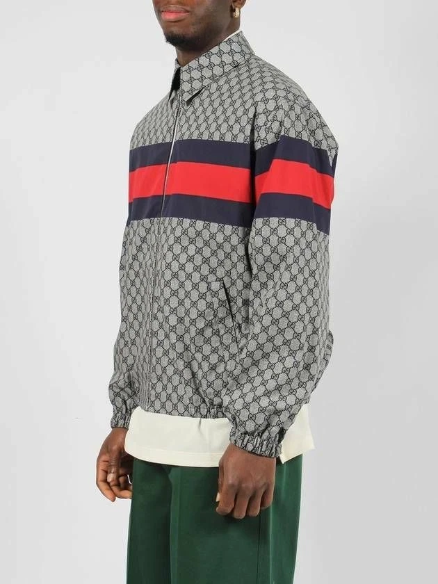 Giacca Gucci GG in cotone con stampa 133010704