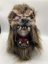 VTG Werewolf Halloween Mask ZAGONE Studios 2007 with Moving Lower Jaw, USA MADE
