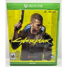 Cyberpunk 2077 (Microsoft Xbox One, 2019) Complete with Stickers/Inserts, Tested