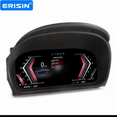 ERISIN 10" HD LCD Digital Tacho Kombiinstrumente 7-UI BMW 3er E90 E91 E92 E93 2005-2012