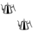 2 stücke Home Hotel Tee Kessel Edelstahl Wasser Heizung Kochkessel