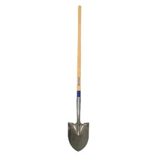 WESTWARD 1WG31 Round Point Shovel,48 In.Handle,14 ga. 1WG31