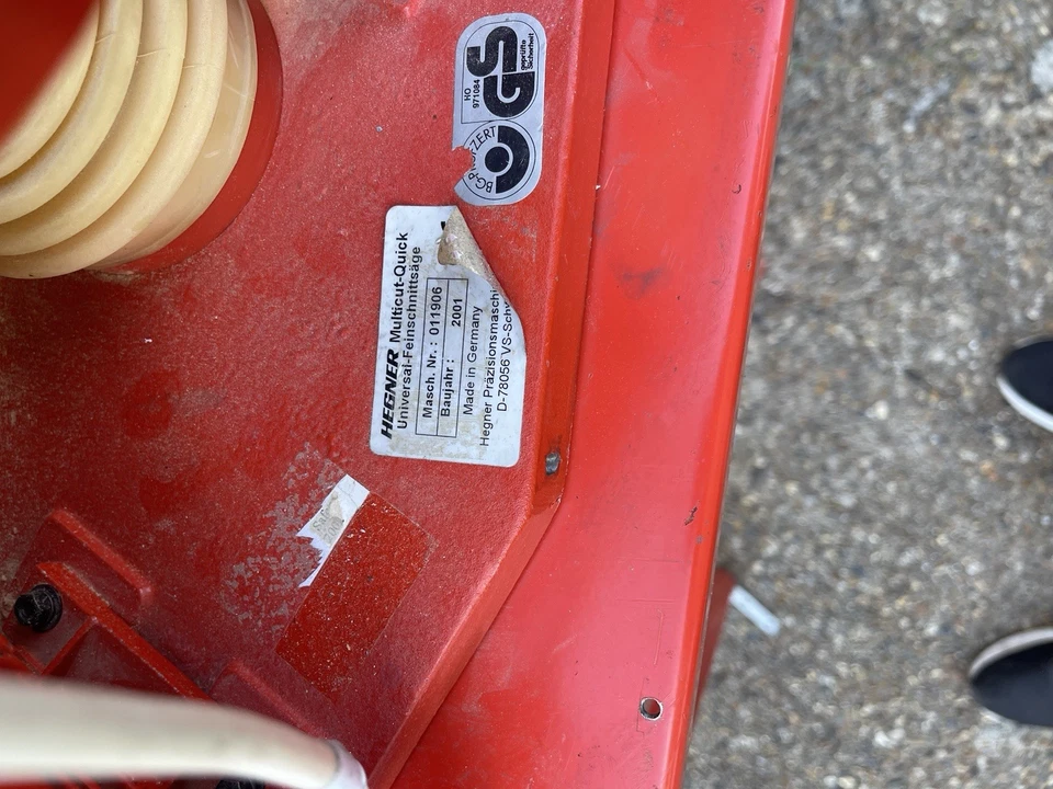 Hegner Multicut Quick Dekupiersäge, rot, Fehlteile - Bild 3 von 4