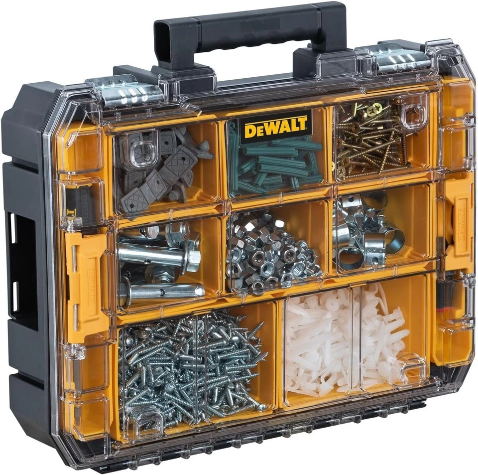 DEWALT TSTAK Tool Organizer, Small Parts Tool Box with Removable Compartments (D - Image 4 of 4