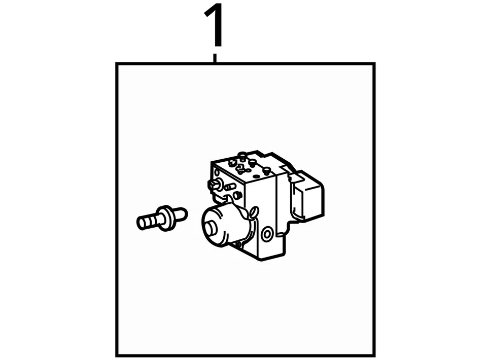 2002-2003 Toyota Camry Abs Pump Control Module DAQWU - Image 4 of 4