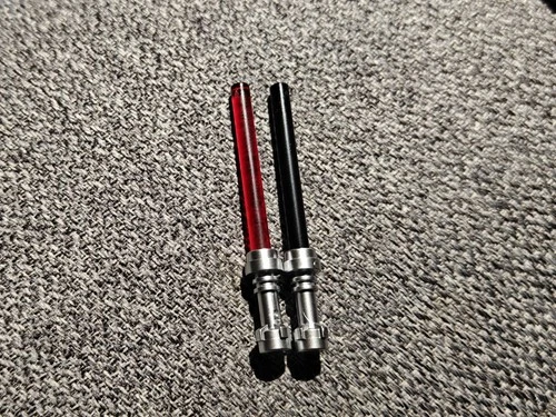 Lot of 2 Dark Maul Lightsabers Set 75022 Star Wars LEGO - Real Lego
