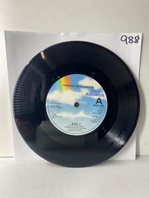 Harold Faltermeyer Axel F Beverly Hills Cop 7'' Vinyl 45 RPM Single MCA 1984