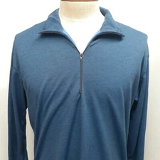 Vintage Patagonia Capilene XL Men's Base Layer 1/4 Zip Blue USA Made