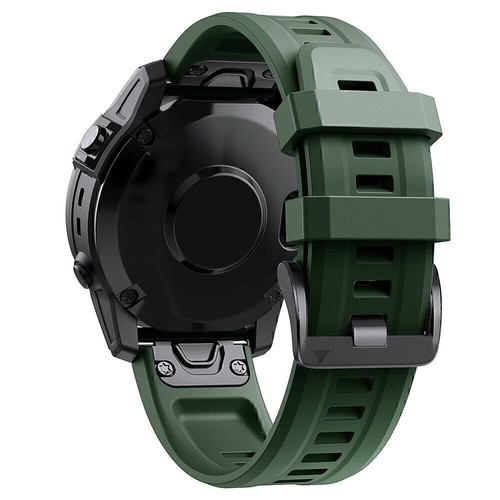 Quick Fit Silicone Strap Watch Band For Garmin Fenix 8 E 7 7X 6 6X Pro 5 5X Plus - Picture 94 of 172