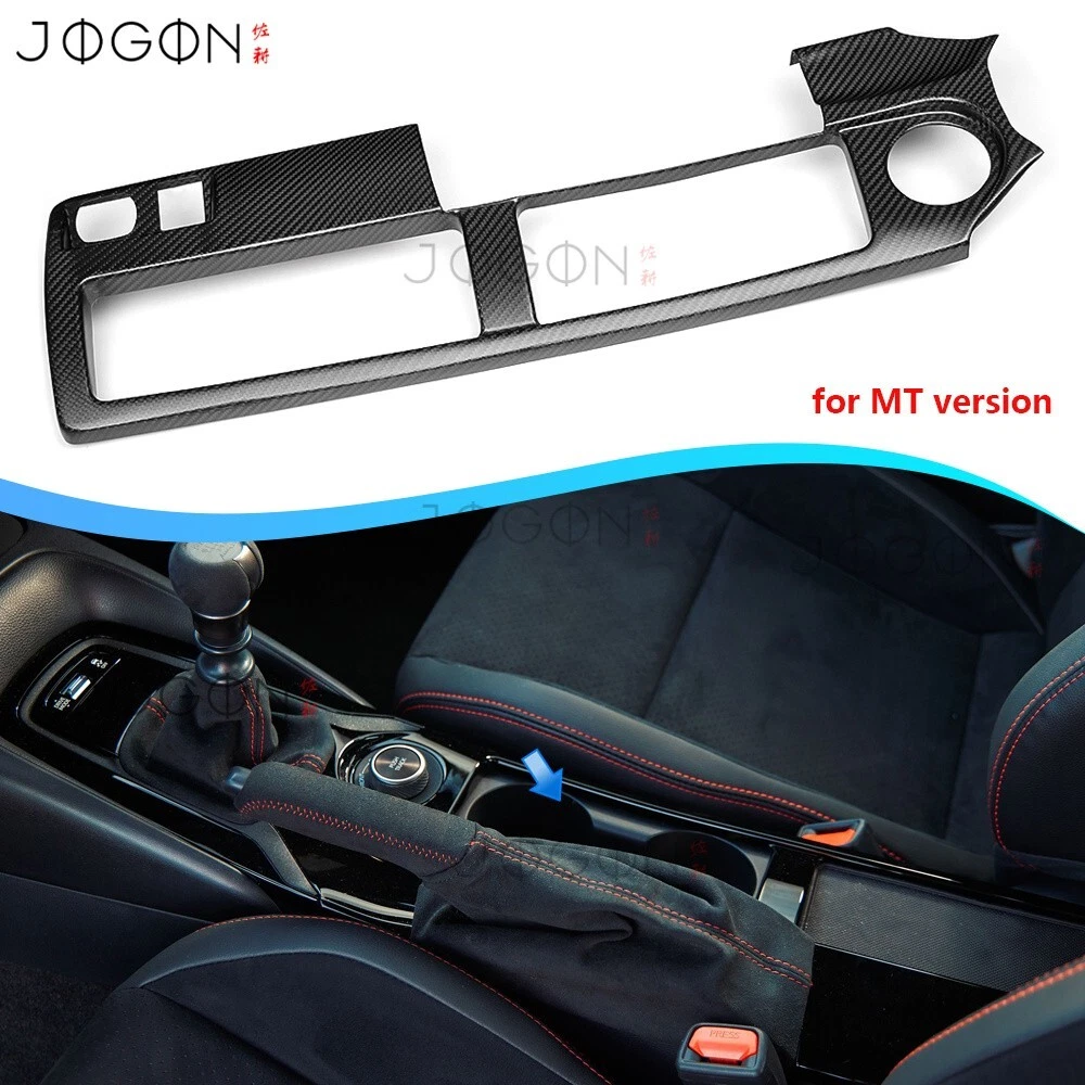 GR Core Dry Carbon For Toyota GR Corolla 23+ Console Water Cup Holder Panel Trim - Picture 1 of 14