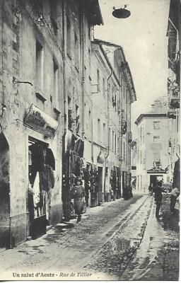 AOSTA UN SALUT D'AOSTA RUE DE TILLIER