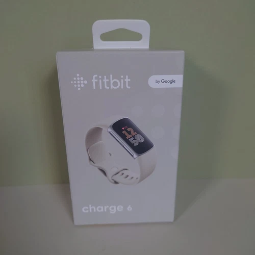 Fitbit Charge 6 -- BRAND NEW/SEALED  Porcelain/Silver
