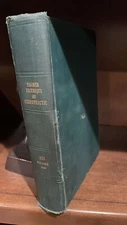 Palmer Technique Chiropractic Vol 13 1920 BJ Palmer Green Book 1st Edition