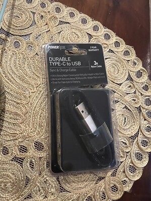 Durable  C-USB POWER Xcel 3ft Cable