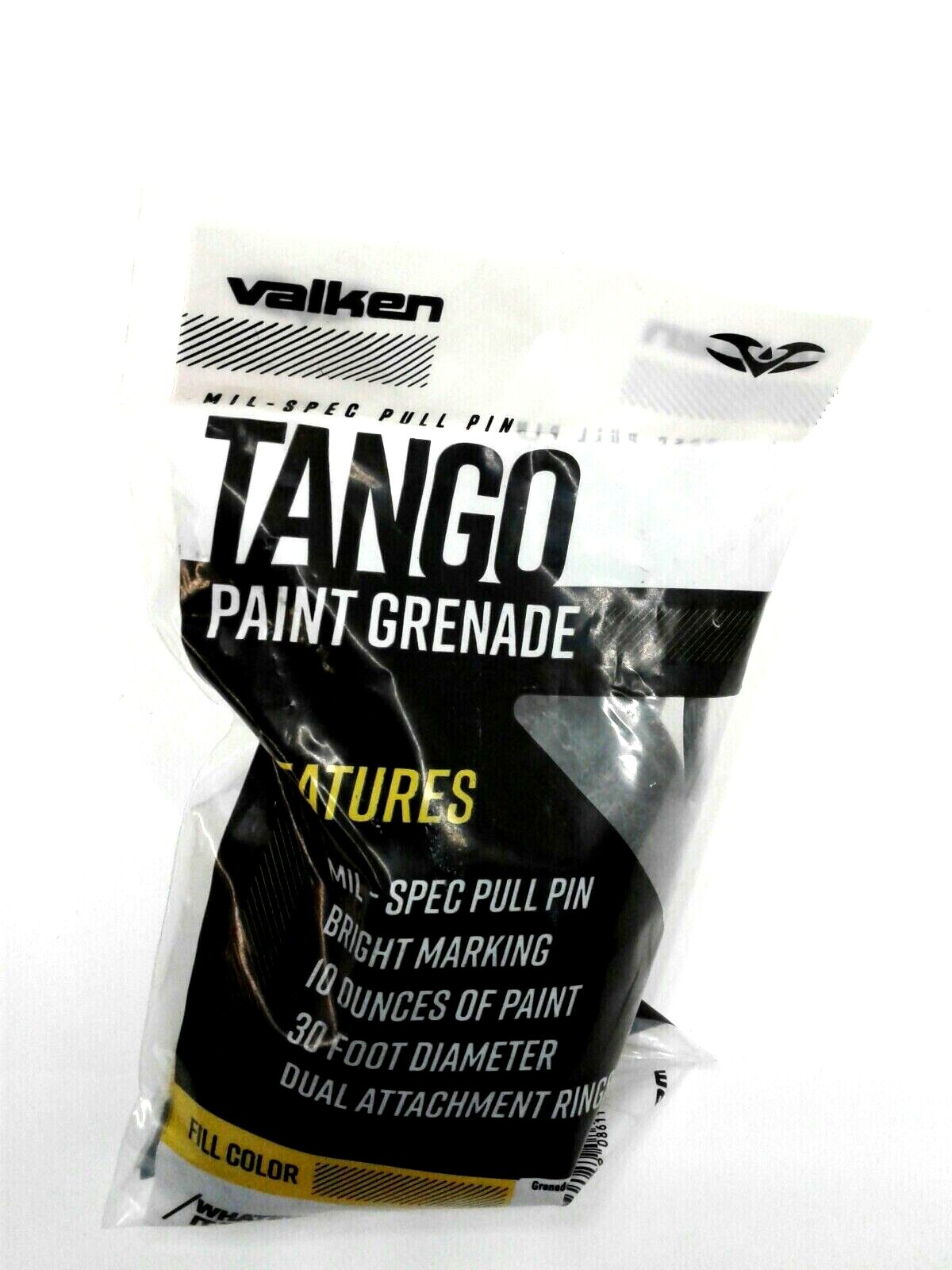 Valken Paintball Tango 10oz Paint Grenade - Yellow Fill
