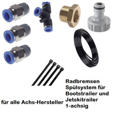Radbremsen Spülsystem für Bootstrailer & Jetskitrailer 1-achsig aller Hersteller