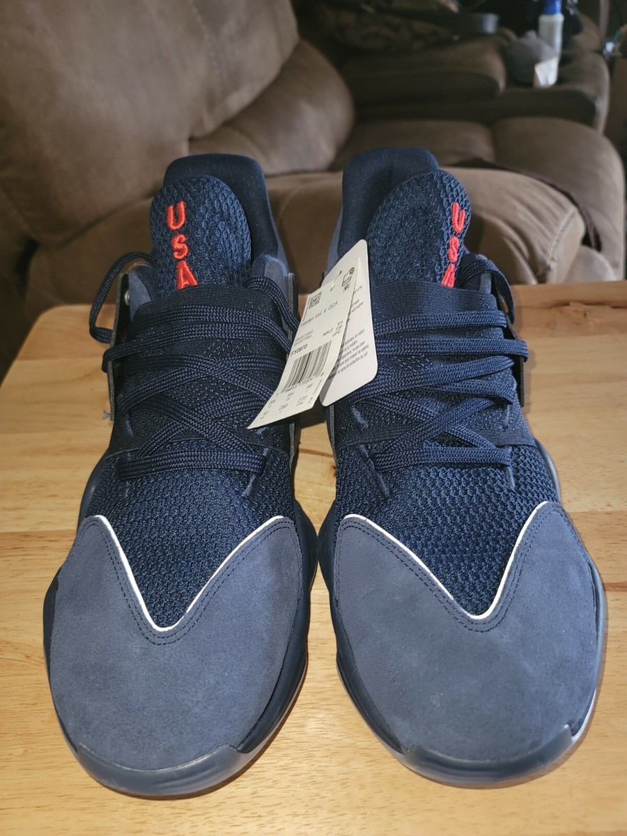 Size 10 - adidas Harden Vol.4 GCA Team USA for sale online