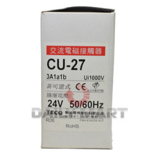 New In Box TECO CU-27 AC Contactor 24V