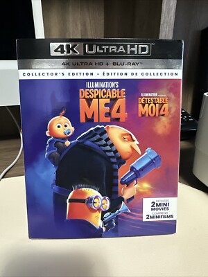 Despicable Me 4 - 4K Ultra HD + Blu-ray + Slipcover
