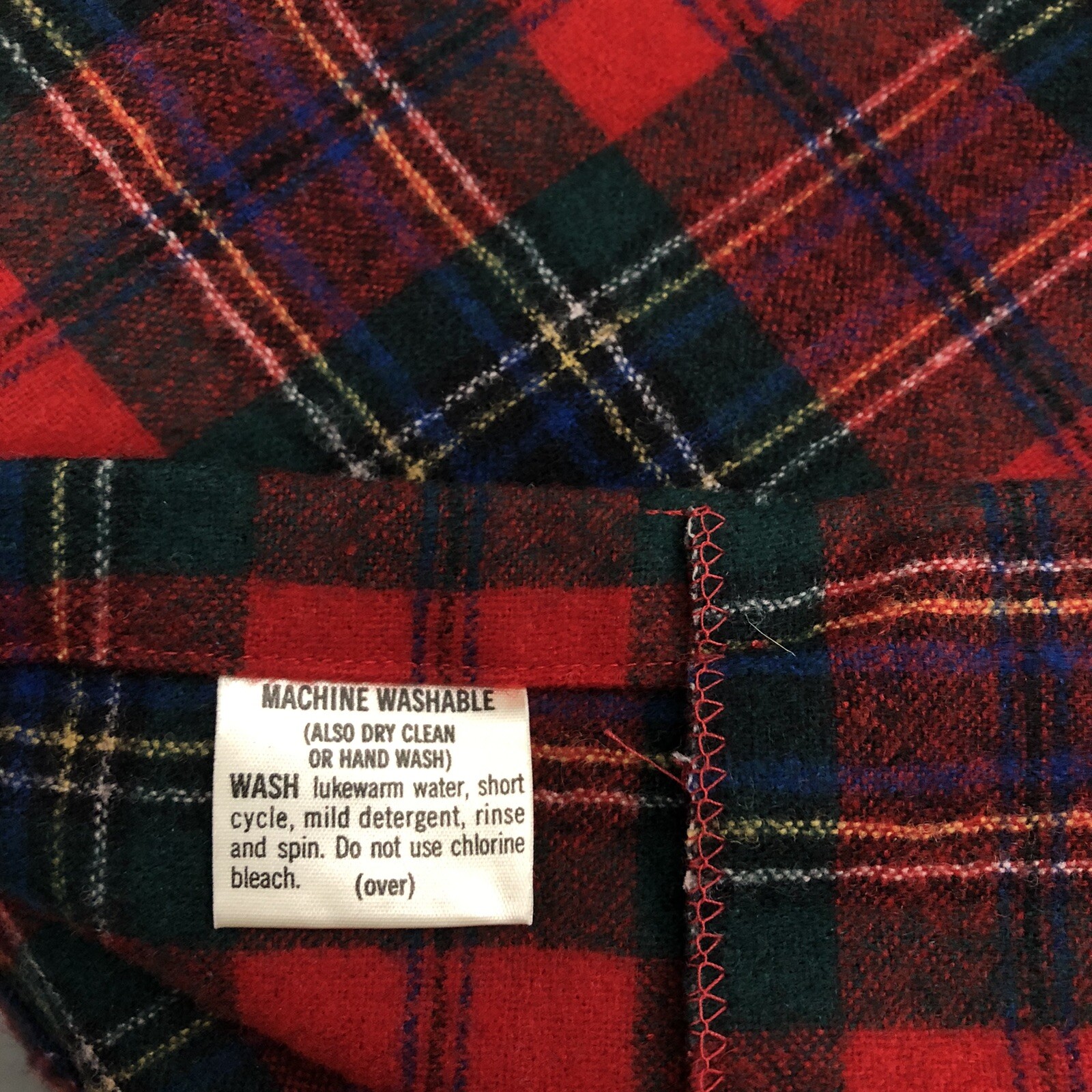 Large Pendleton Board Shirt Loop Collar Maclean T… - image 7