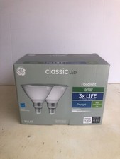 GE Classic LED Floodlight 90W Outdoor Wet Rated 3X LIFE Daylight 2Bulbs