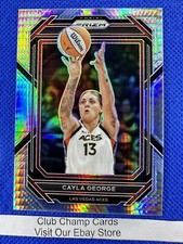 2023 #58 Cayla George WNBA Panini Prizm Basketball Hyper Prizm Aces