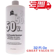 50 Volume Super Star 32 Oz Hair Bleach Peroxide Cream Developer Creme