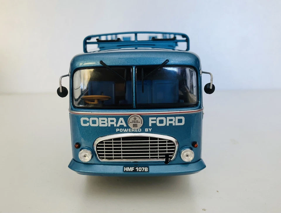 DE AGOSTINI 1:43 Camion d'epoca Transporter Fiat 306/2 BARTOLETTI SHELBY COBRA - Immagine 2 di 4