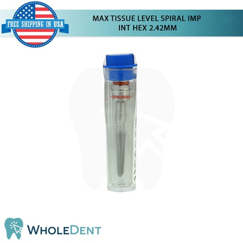 X1 MAX Titanium Dental Spiral Int Hex 2.42mm, Surface Treatment RBM - Picture 4 of 7