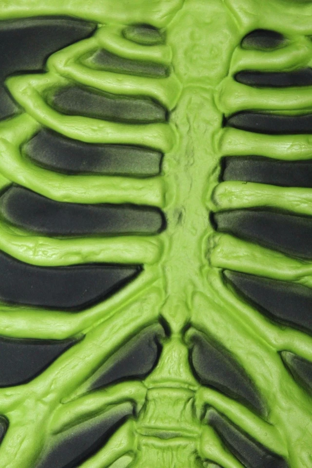 Fantasia de Halloween verde infantil masculina Totally Ghoul Totally Skelebones grande  - Imagem 4 de 4