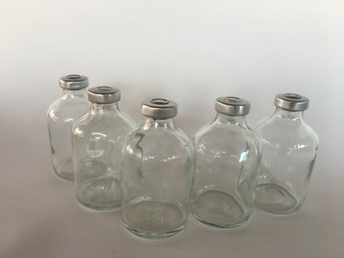 50 mL Clear Sterile Vial with Flip Top Seal 50 Pack - Picture 3 of 4