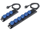 Steckdosenleiste Mehrfachstecker 3 oder 6-fach 1,5m Kabel 230V IP44 f. Baustelle