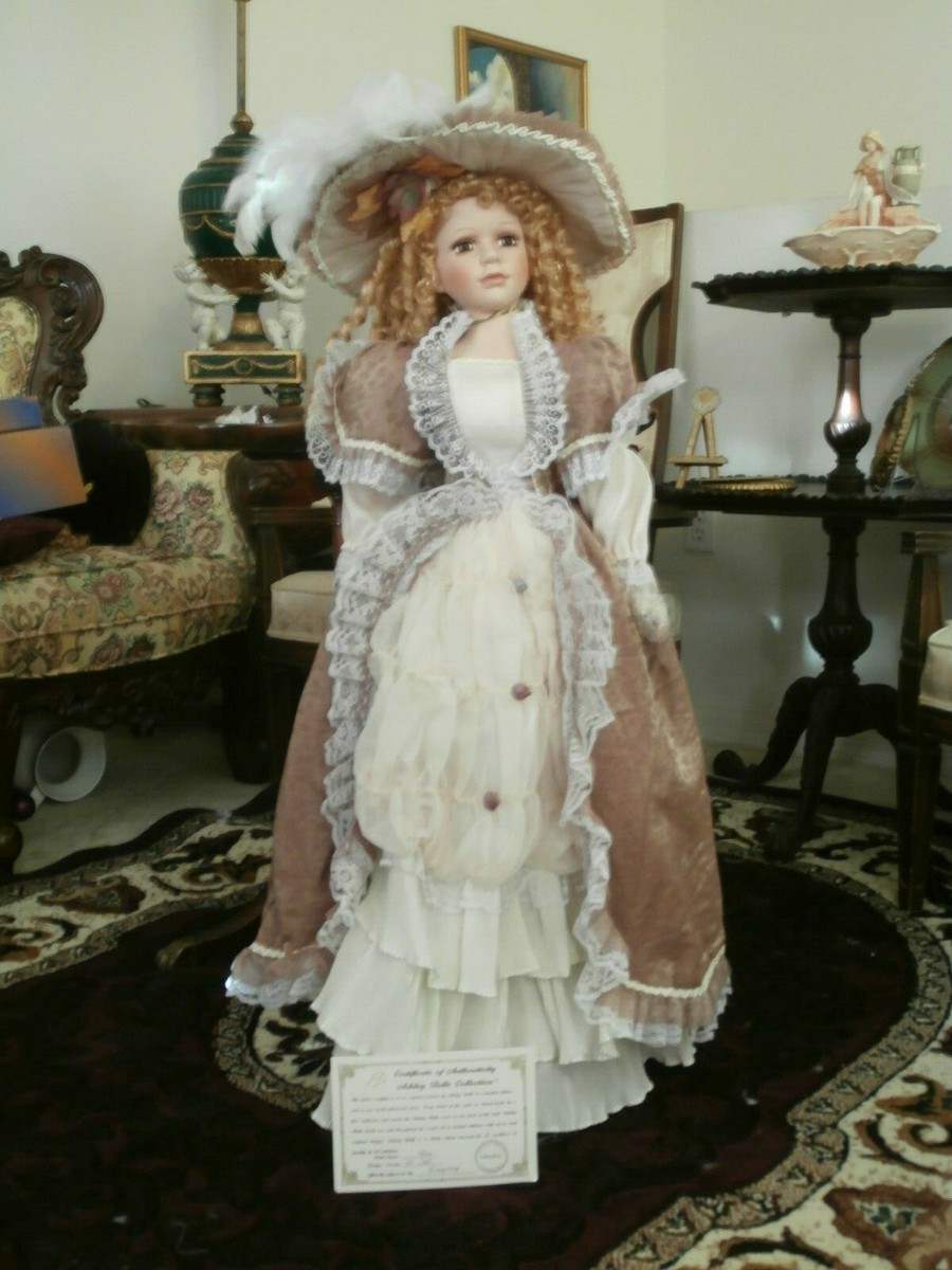 美品 AMERI VINTAGE UND ANNABELLE SKIN TOP VINTAGE ASHLEY BELLE VICTORIAN STYLE DOLL LARGE 36INCHNEW