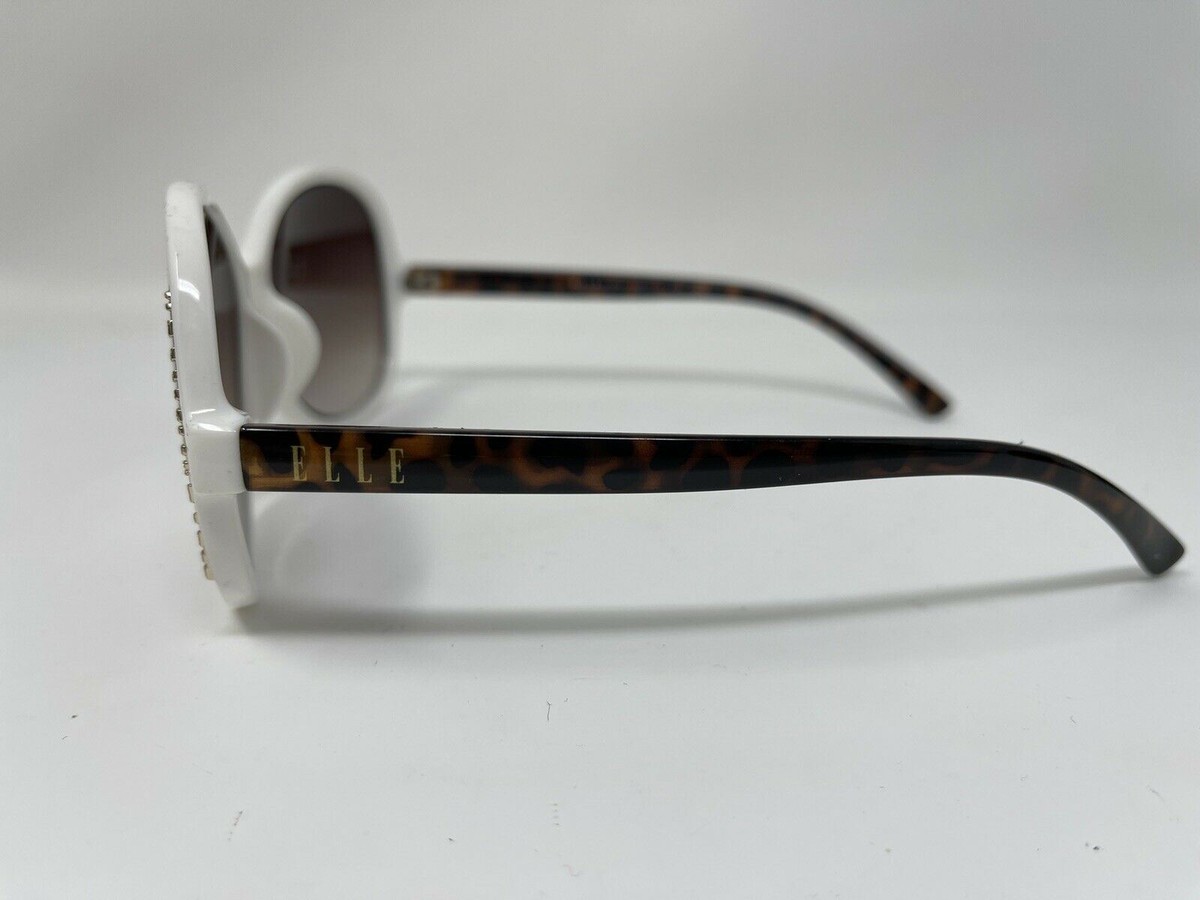 Elle Sunglasses EL18157 Color- 100 White Frame 57 [] 16 138  display picture 1