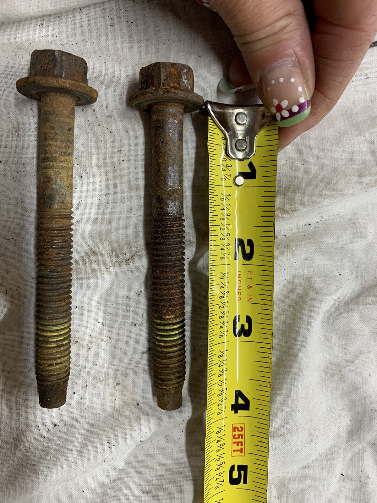 FORD TRUCK BED BOLTS 4” Qty 2 eBay